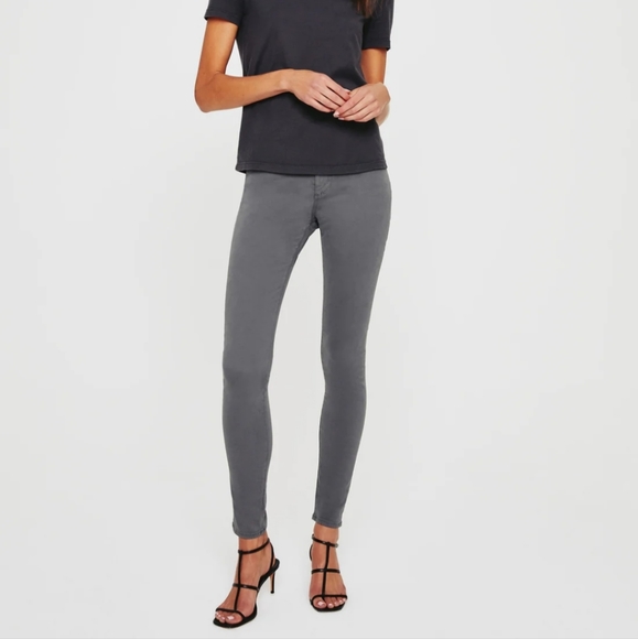 AG Adriano Goldschmied Farrah High Rise Skinny Ankle Toupe Size 30R - Picture 6 of 15